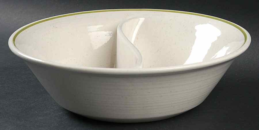 Geranium Round Divided Vegetable Bowl by Metlox - Poppytrail - Vernon-1