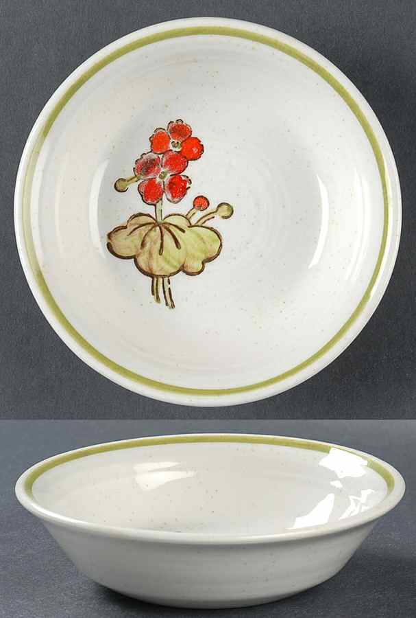 Geranium Fruit/Dessert (Sauce) Bowl by Metlox - Poppytrail - Vernon-1