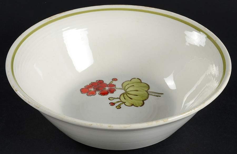 Geranium 8" Round Vegetable Bowl by Metlox - Poppytrail - Vernon-1
