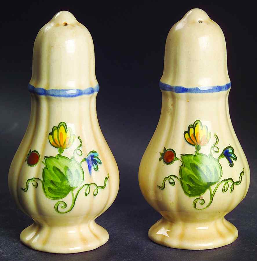 Gigi Salt & Pepper Set by Metlox - Poppytrail - Vernon-1
