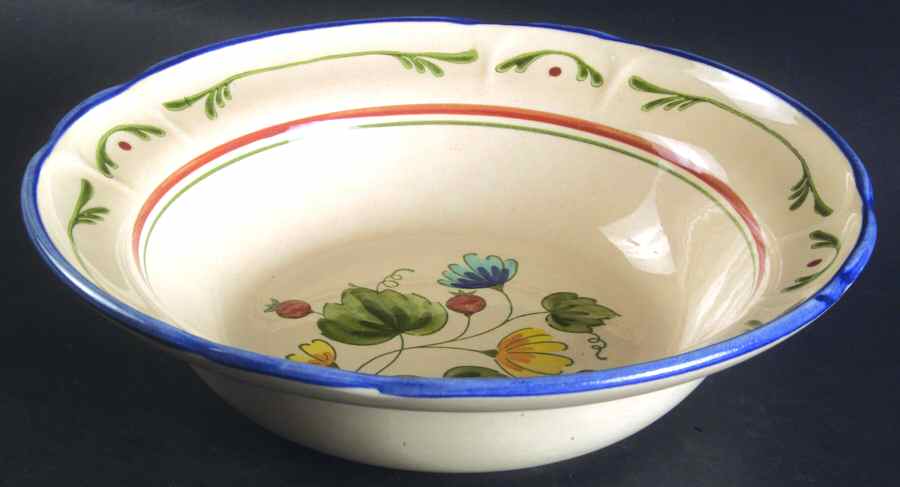 Gigi 10" Round Vegetable Bowl by Metlox - Poppytrail - Vernon-1