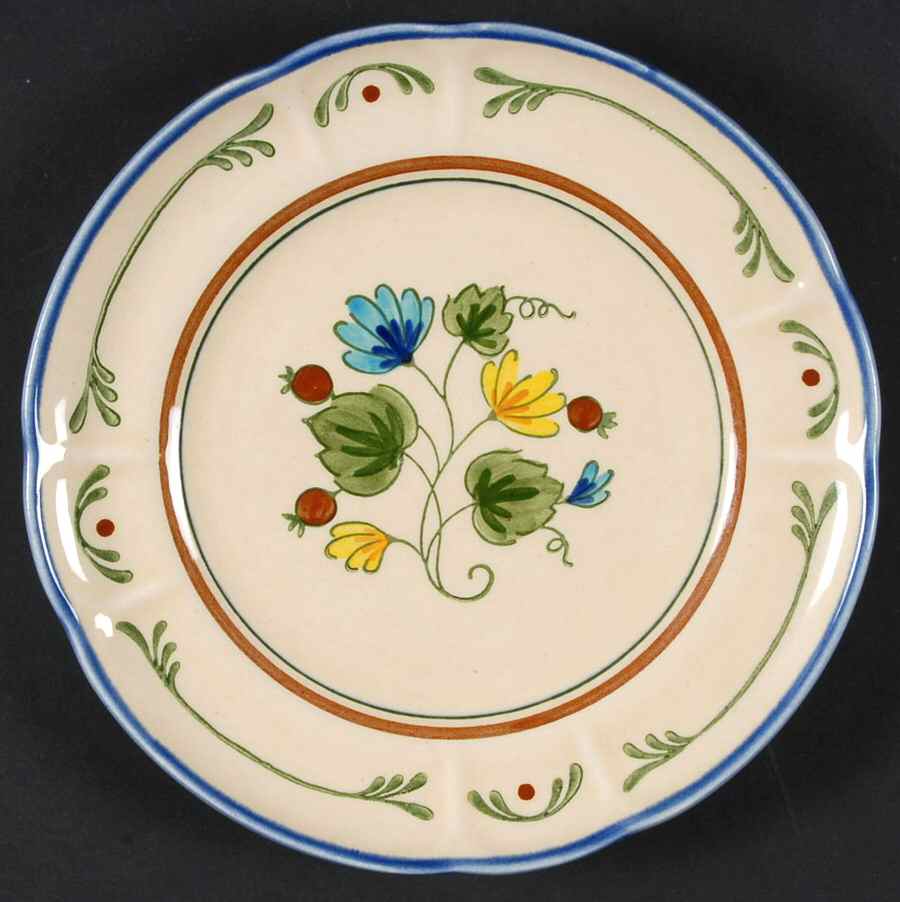 Gigi Salad Plate by Metlox - Poppytrail - Vernon-1