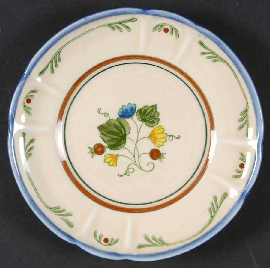 Gigi Bread & Butter Plate by Metlox - Poppytrail - Vernon-1