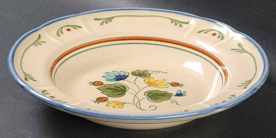 Gigi Rim Soup Bowl by Metlox - Poppytrail - Vernon-1