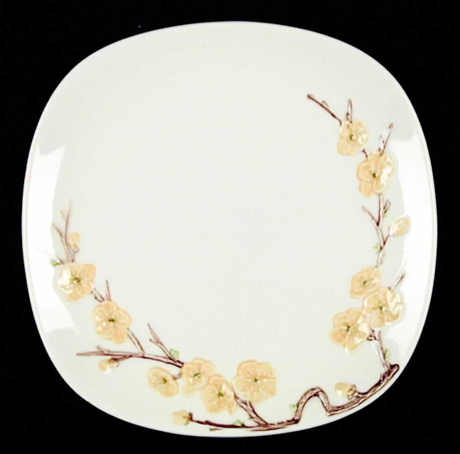 Golden Blossom Dinner Plate by Metlox - Poppytrail - Vernon-1