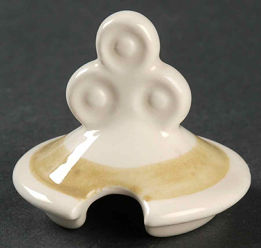 Golden Fruit Mustard with Lid Condiment Set, Lid Only by Metlox - Poppytrail - Vernon-1