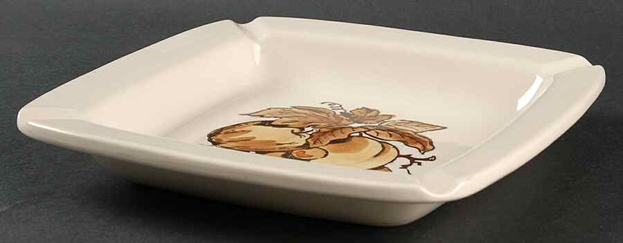 Golden Fruit Large Ashtray by Metlox - Poppytrail - Vernon-1