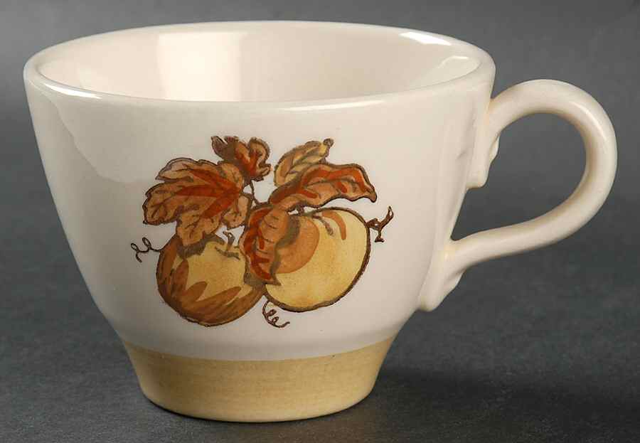 Golden Fruit Flat Cup by Metlox - Poppytrail - Vernon-1