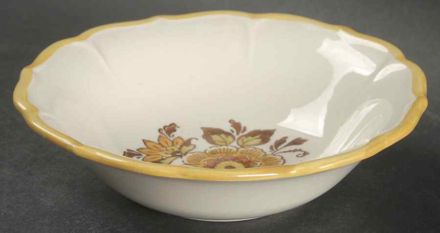 Golden Garden Fruit/Dessert (Sauce) Bowl by Metlox - Poppytrail - Vernon-1