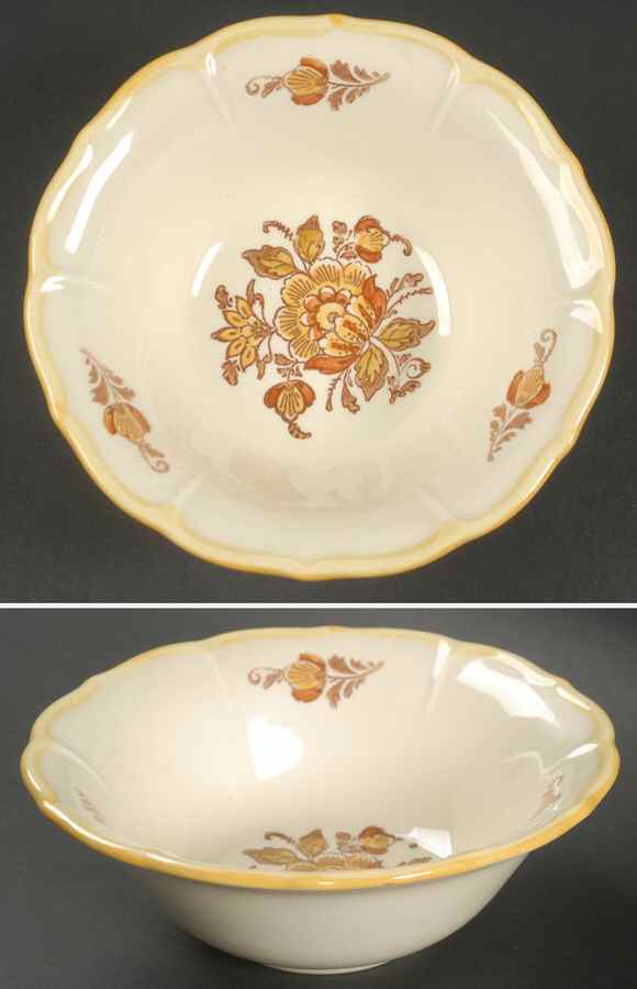Golden Garden Coupe Cereal Bowl by Metlox - Poppytrail - Vernon-1