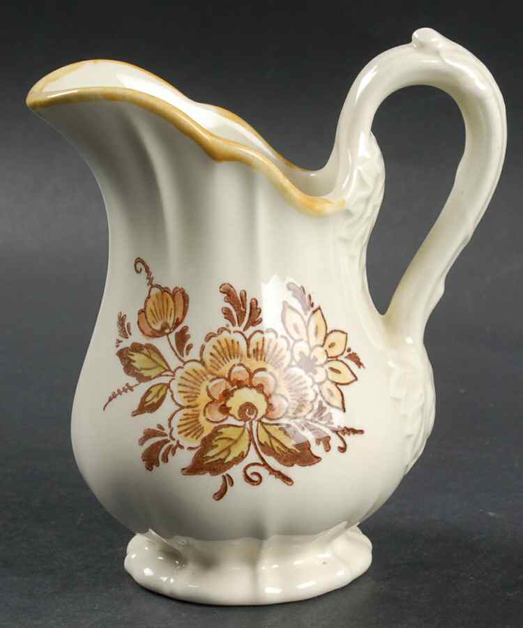 Golden Garden Creamer by Metlox - Poppytrail - Vernon-1
