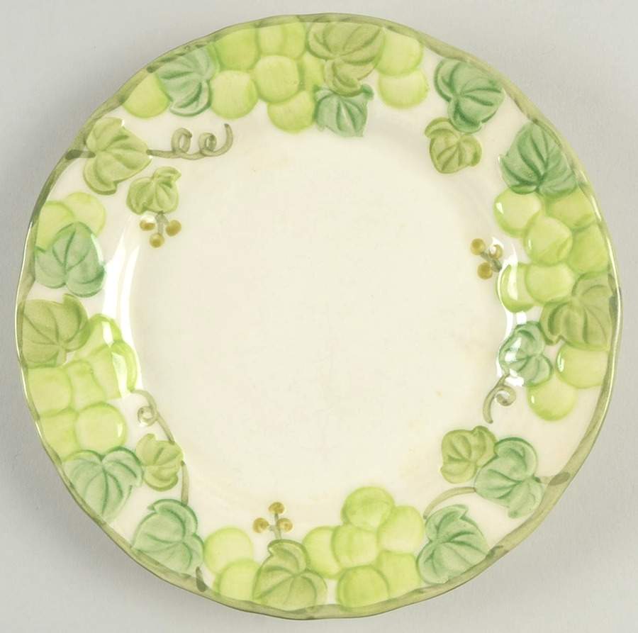 Grape Arbor Green Salad Plate by Metlox - Poppytrail - Vernon-1