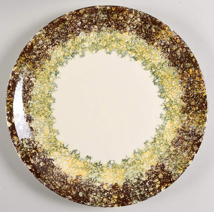 Hawaiian Coral 13" Chop Plate (Round Platter) by Metlox - Poppytrail - Vernon-1