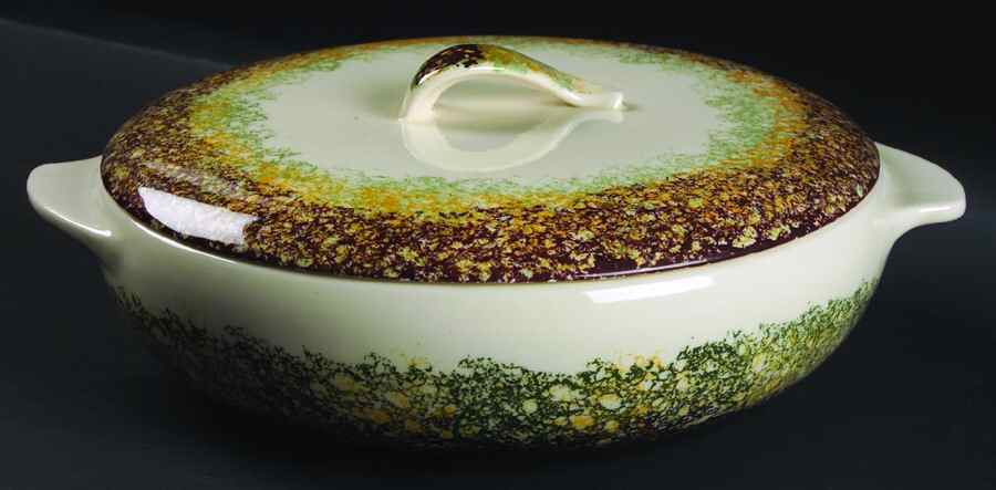 Hawaiian Coral Round Covered Vegetable by Metlox - Poppytrail - Vernon-1