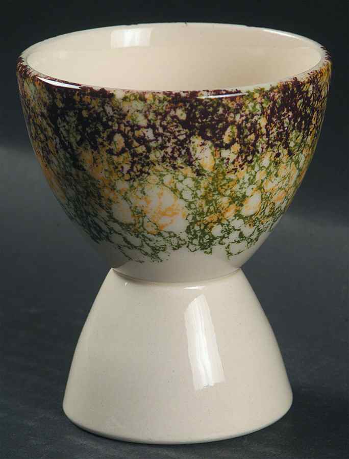 Hawaiian Coral Double Egg Cup by Metlox - Poppytrail - Vernon-1