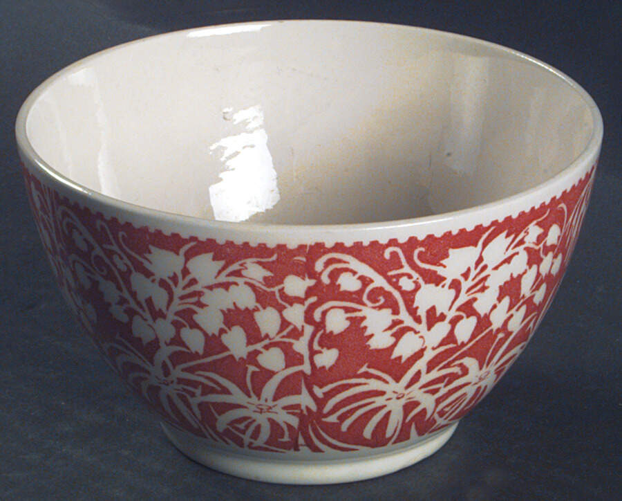 Hawaiian Flowers Pink 1 Pint Bowl by Metlox - Poppytrail - Vernon-1