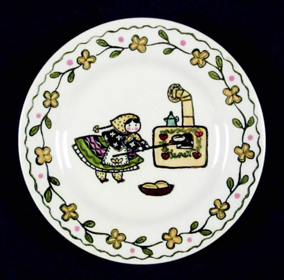 Happy Time Bread & Butter Plate by Metlox - Poppytrail - Vernon-1