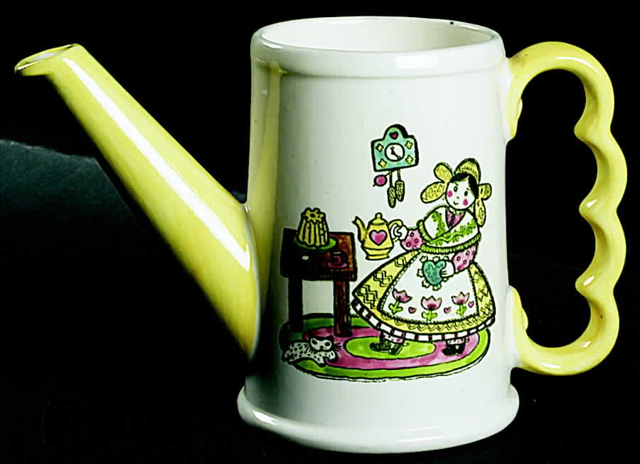 Happy Time Large Mug with Spout by Metlox - Poppytrail - Vernon-1