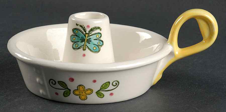 Happy Time Candleholder by Metlox - Poppytrail - Vernon-1