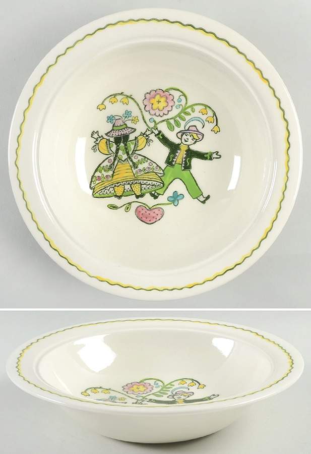 Happy Time 10" Round Vegetable Bowl by Metlox - Poppytrail - Vernon-1
