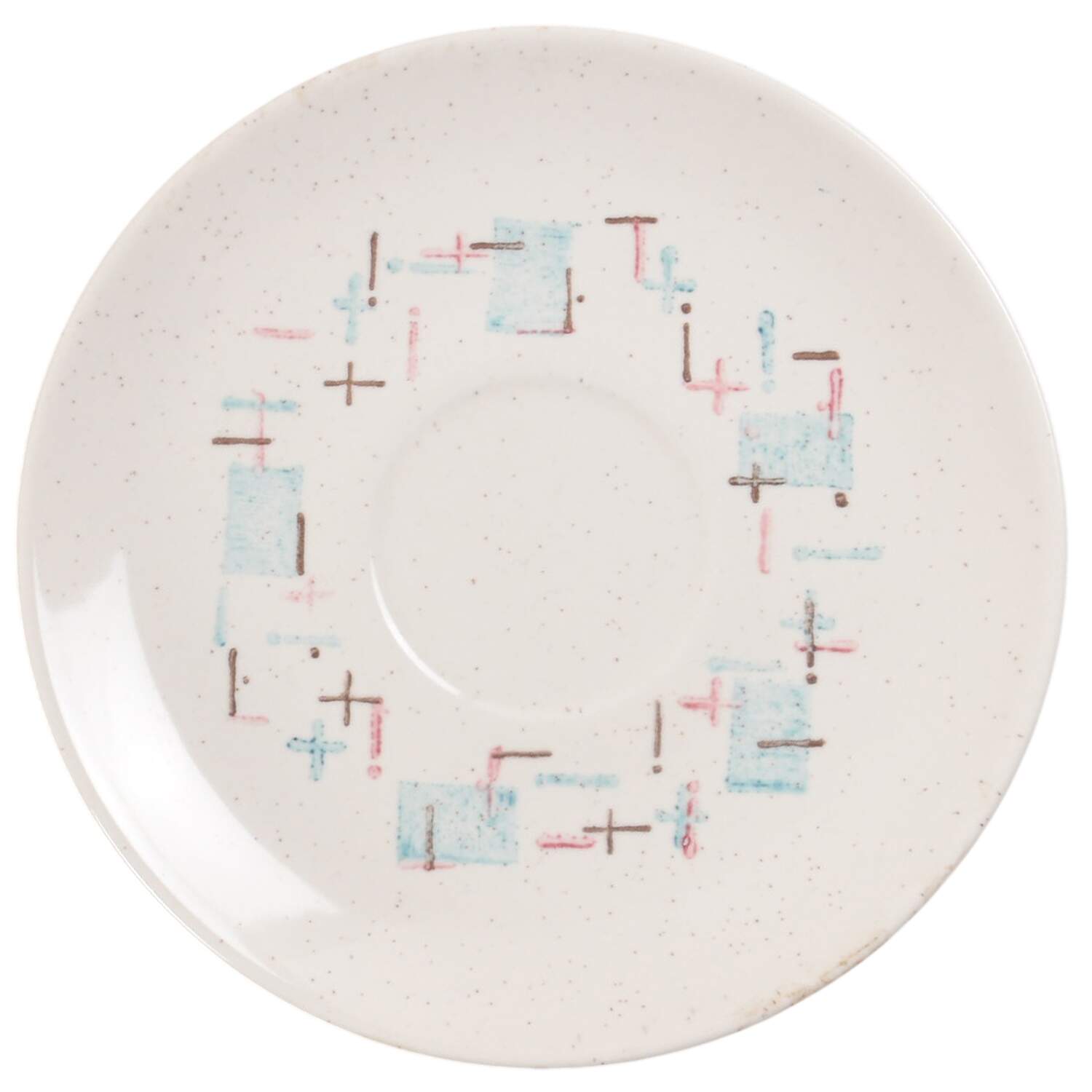 Heavenly Days Blue White Saucer by Metlox - Poppytrail - Vernon-1