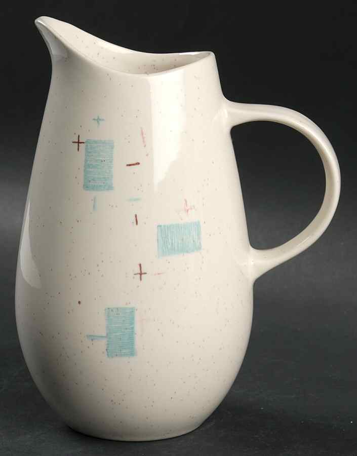 Heavenly Days Blue White 32 Oz Pitcher by Metlox - Poppytrail - Vernon-1