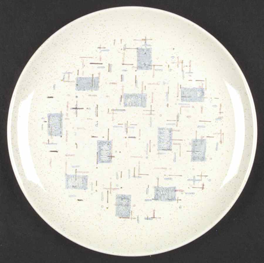 Heavenly Days Blue White Dinner Plate by Metlox - Poppytrail - Vernon-1