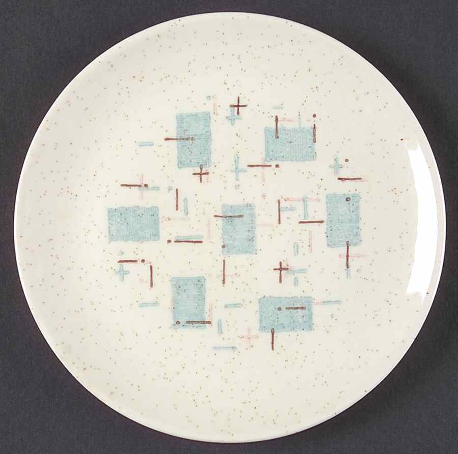 Heavenly Days Blue White Bread & Butter Plate by Metlox - Poppytrail - Vernon-1