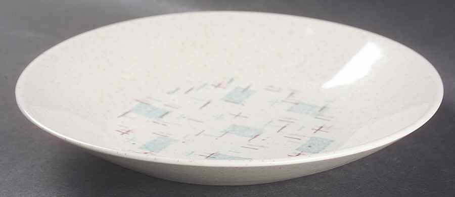 Heavenly Days Blue White Coupe Soup Bowl by Metlox - Poppytrail - Vernon-1