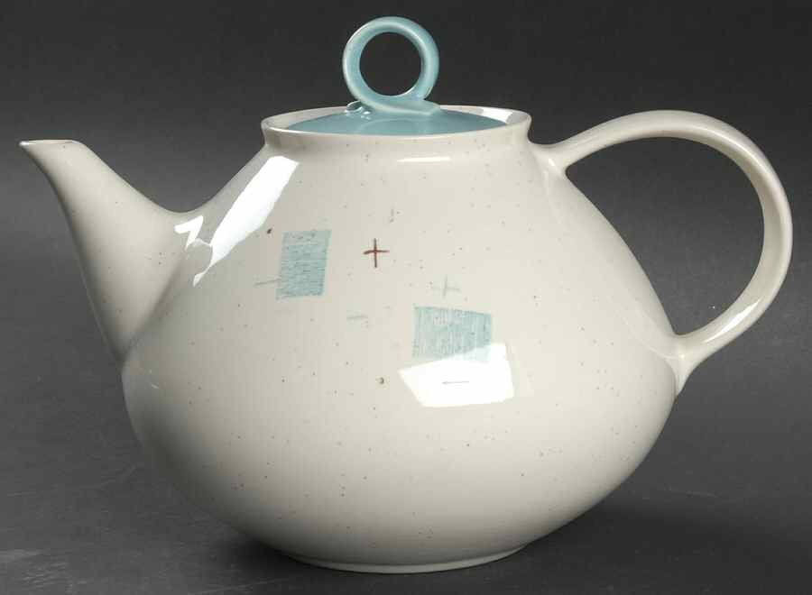 Heavenly Days Blue White Teapot & Lid by Metlox - Poppytrail - Vernon-1