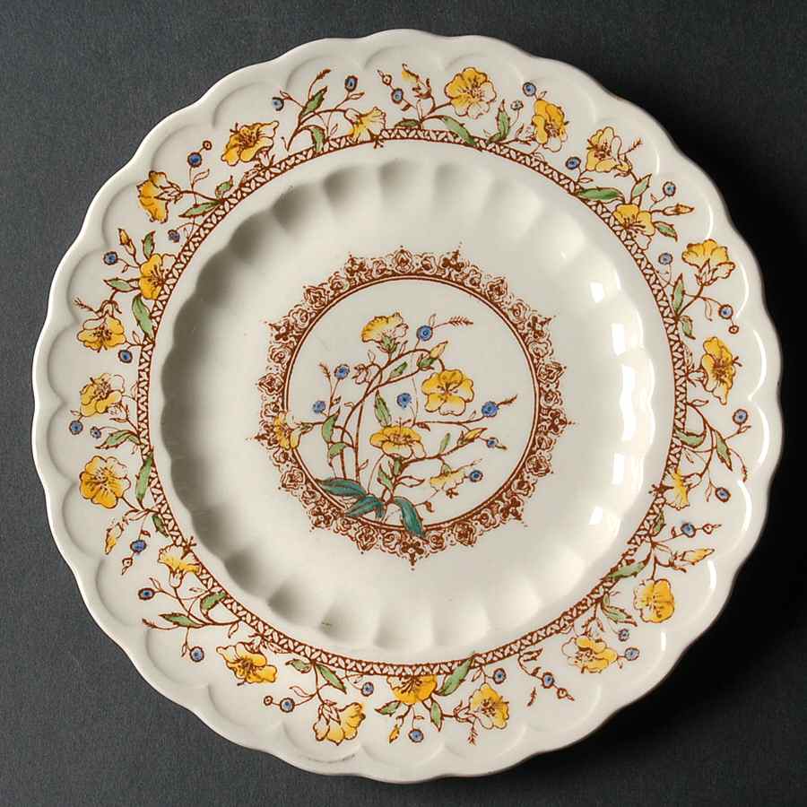 Hibiscus Bread & Butter Plate by Metlox - Poppytrail - Vernon-1