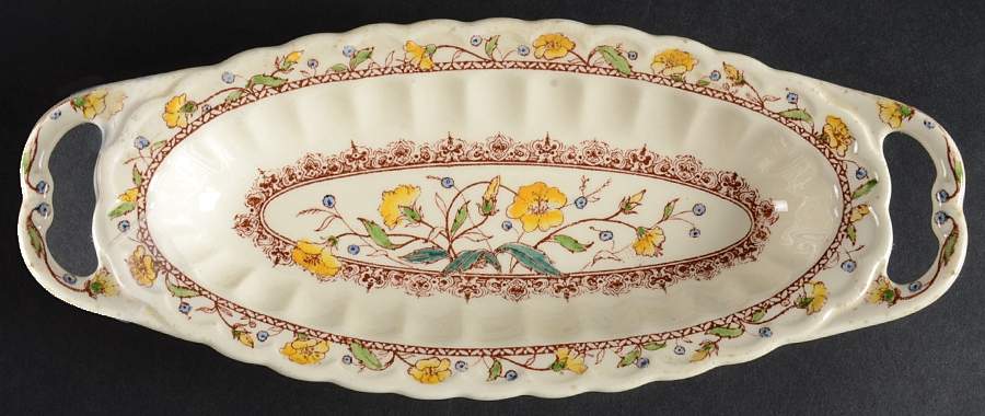 Hibiscus Olive Dish by Metlox - Poppytrail - Vernon-1