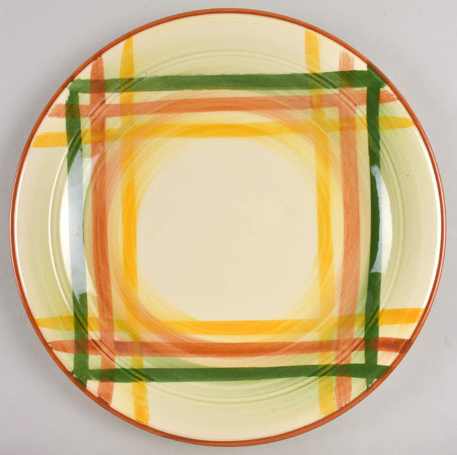 Homespun 14" Chop Plate (Round Platter) by Metlox - Poppytrail - Vernon-1