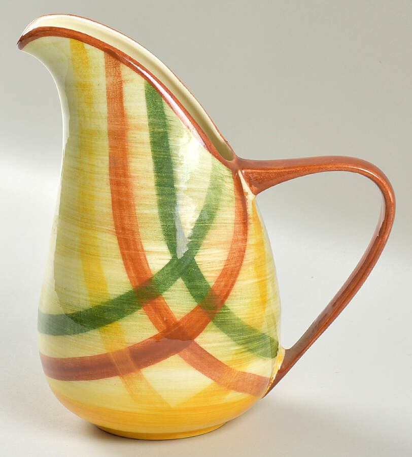 Homespun 32 Oz Jug by Metlox - Poppytrail - Vernon-1