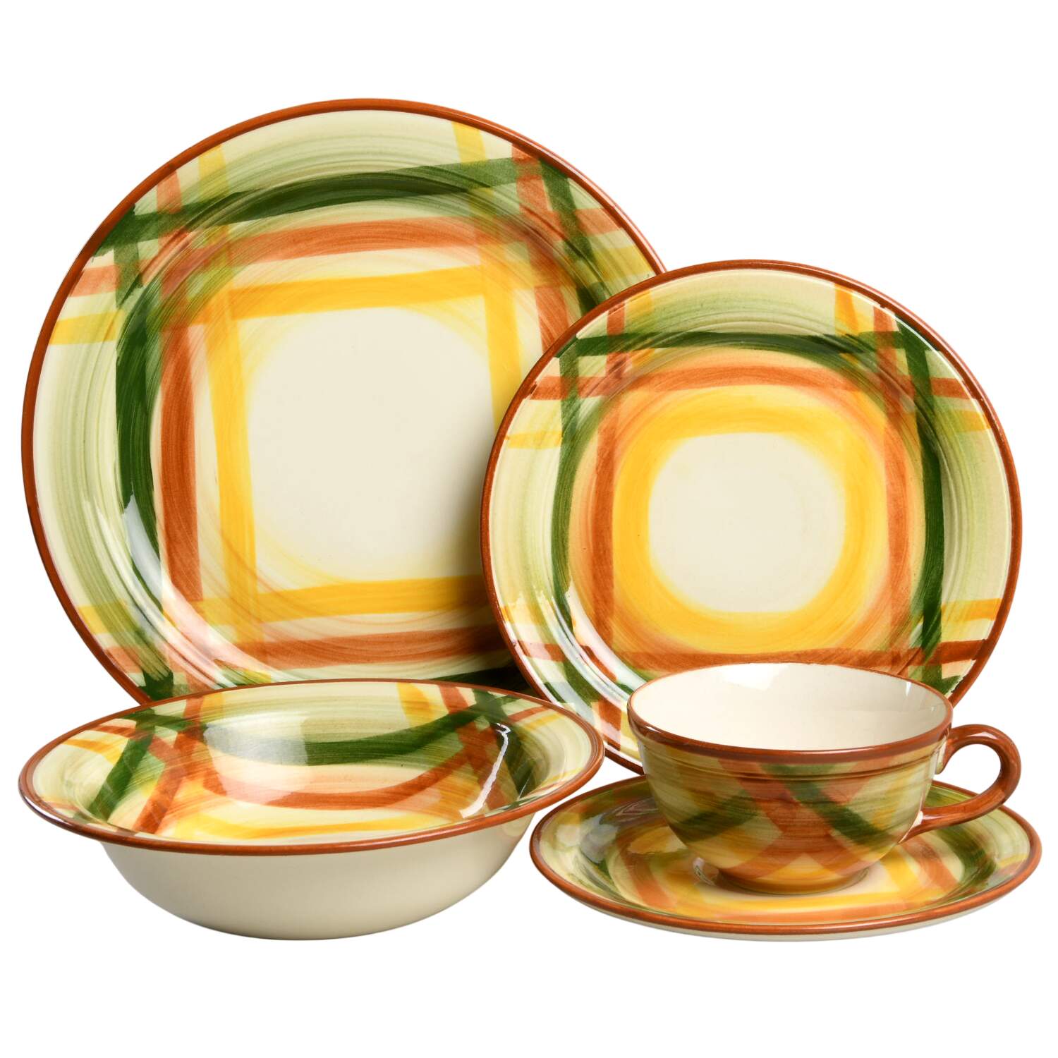 Homespun 5 Piece Place Setting by Metlox - Poppytrail - Vernon-1