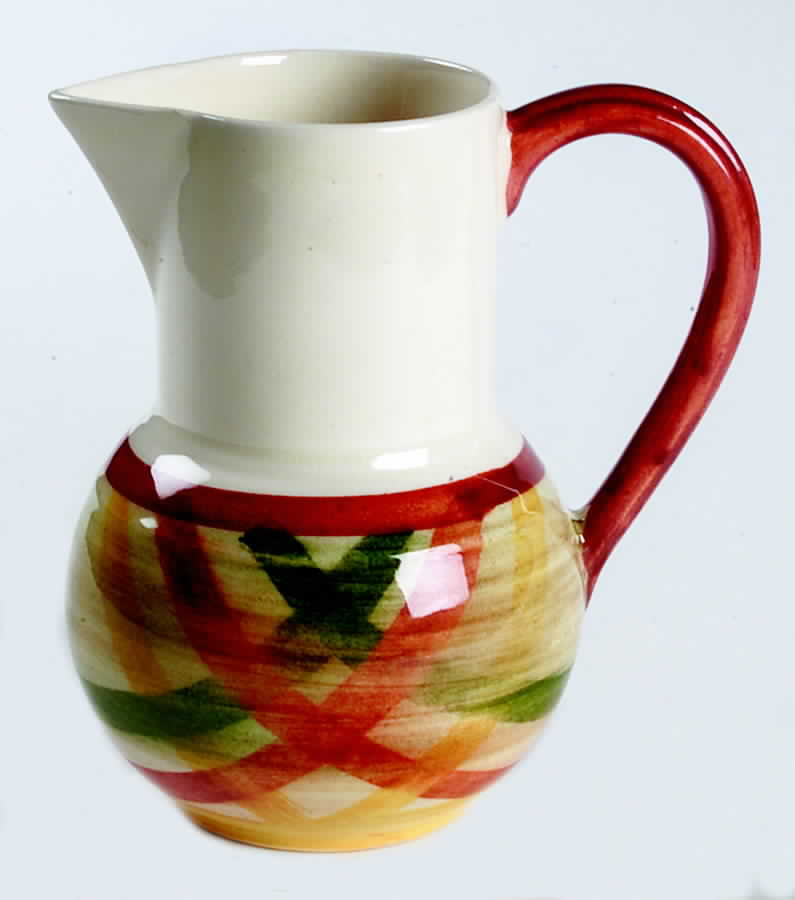 Homespun 16 Oz Jug by Metlox - Poppytrail - Vernon-1