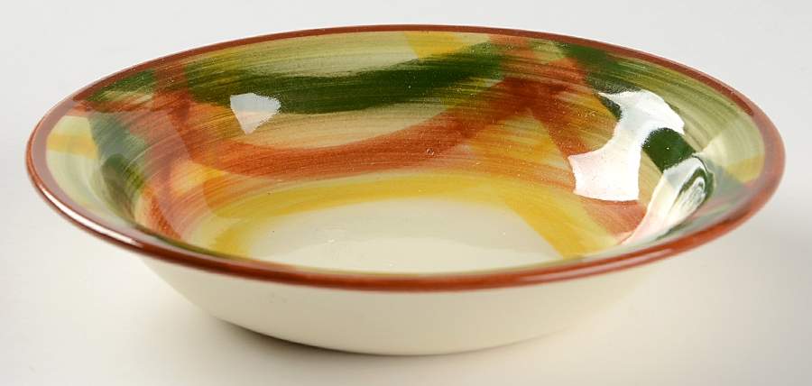 Homespun Rim Fruit/Dessert (Sauce) Bowl by Metlox - Poppytrail - Vernon-1