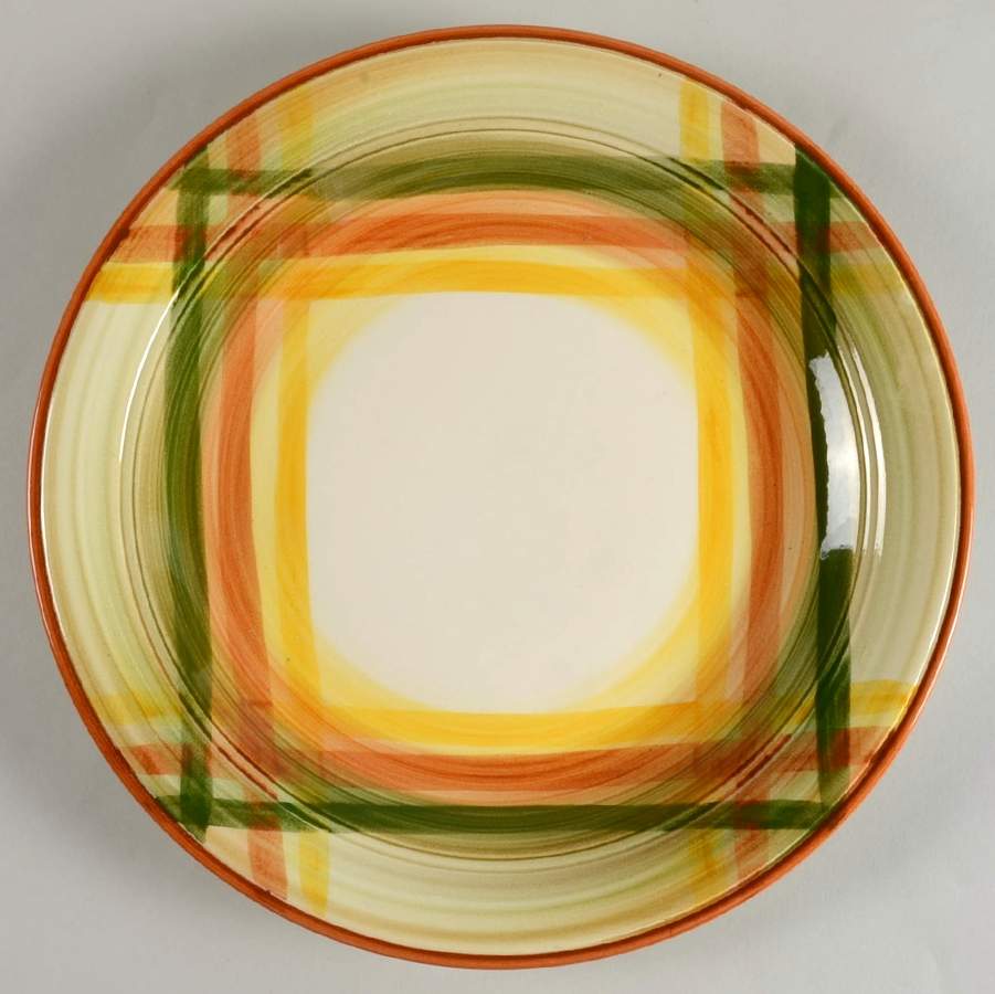 Homespun 12" Chop Plate (Round Platter) by Metlox - Poppytrail - Vernon-1