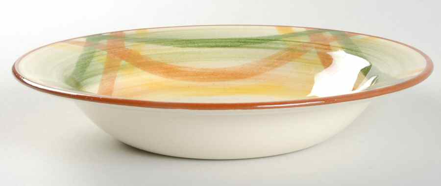 Homespun Rim Soup Bowl by Metlox - Poppytrail - Vernon-1
