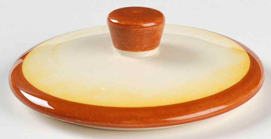Homespun Lid for Chicken Pie Server by Metlox - Poppytrail - Vernon-1