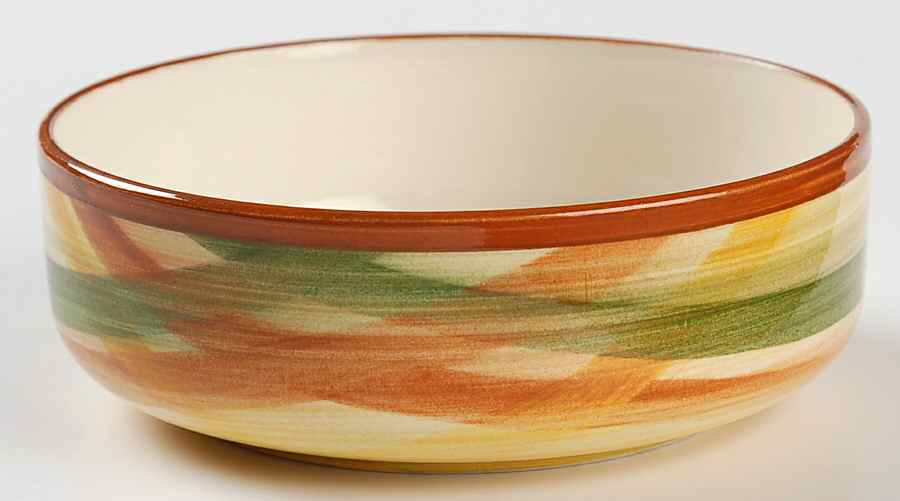 Homespun Individual Salad Bowl by Metlox - Poppytrail - Vernon-1