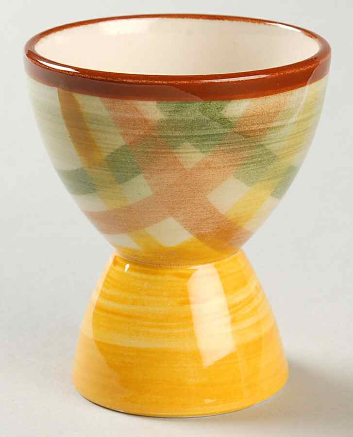 Homespun Double Egg Cup by Metlox - Poppytrail - Vernon-1