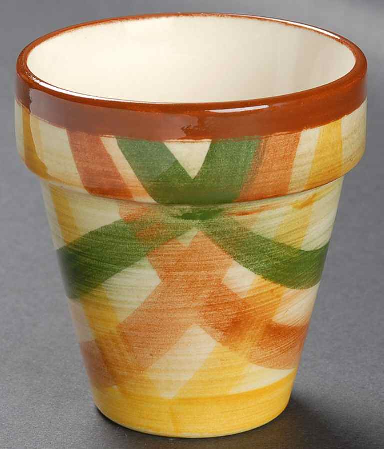 Homespun 3" Flower Pot by Metlox - Poppytrail - Vernon-1