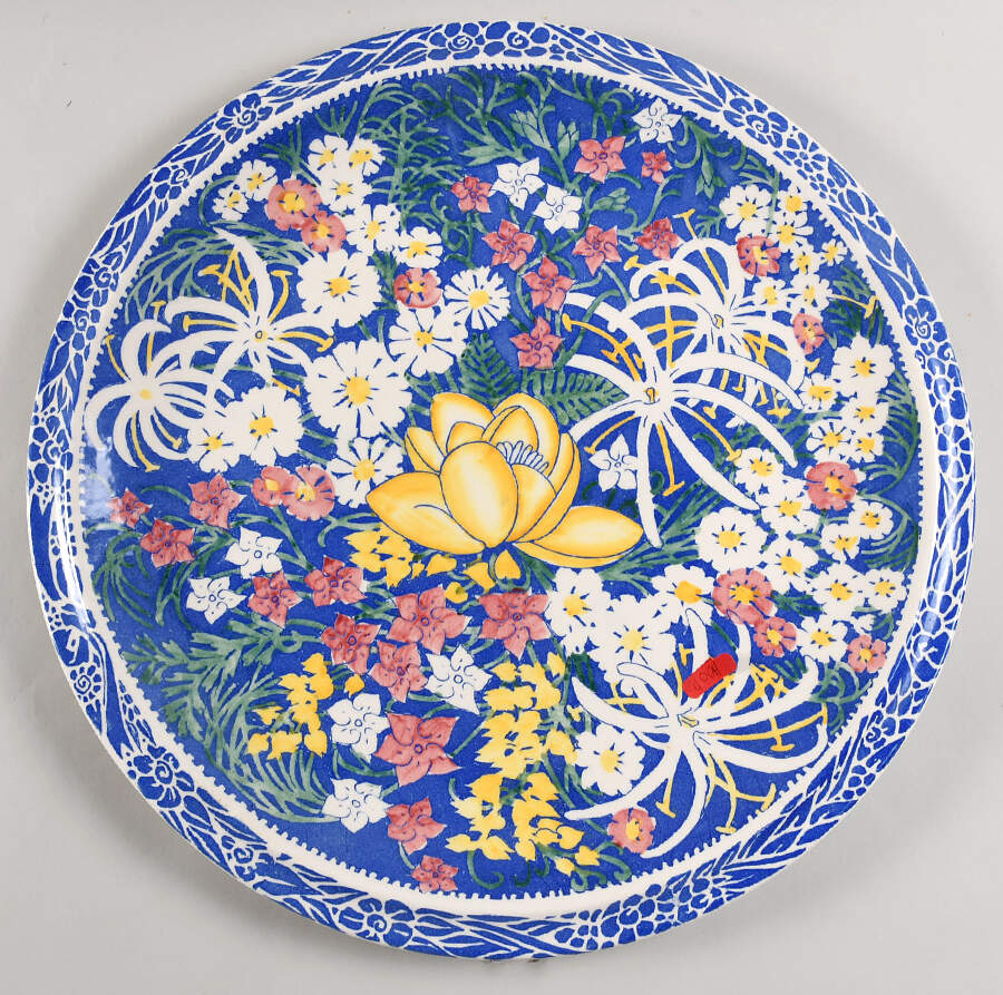 Honolulu 17" Chop Plate (Round Platter) by Metlox - Poppytrail - Vernon-1