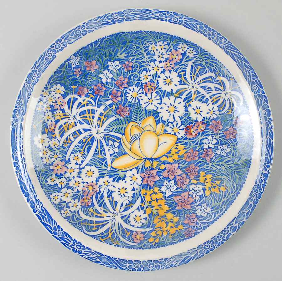 Honolulu Luncheon Plate by Metlox - Poppytrail - Vernon-1