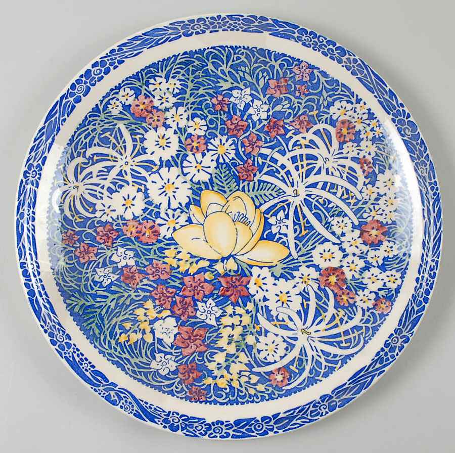Honolulu 12" Chop Plate (Round Platter) by Metlox - Poppytrail - Vernon-1