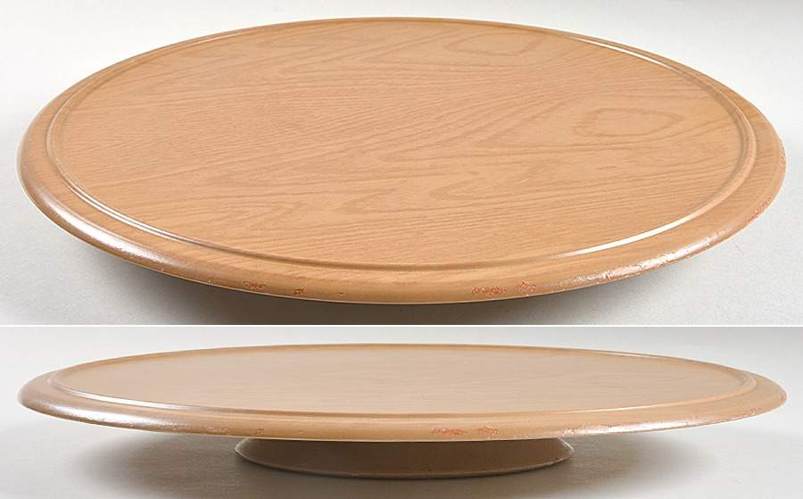 Homestead Provincial Wood Lazy Susan Base by Metlox - Poppytrail - Vernon-1