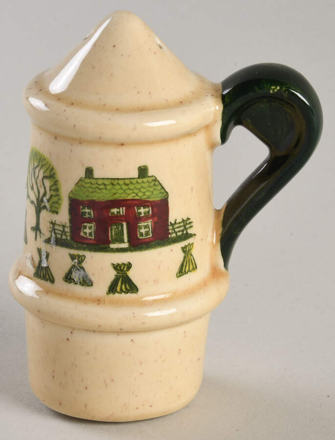 Homestead Provincial Condiment Set, Salt Only by Metlox - Poppytrail - Vernon-1
