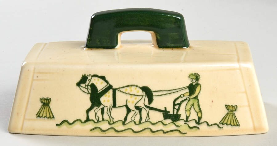 Homestead Provincial Lid for 1/4 Lb Butter by Metlox - Poppytrail - Vernon-1