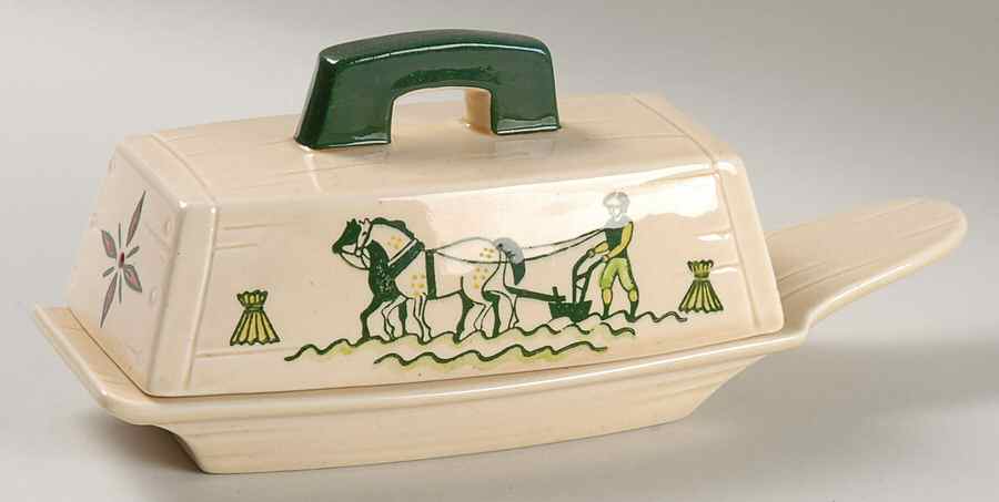 Homestead Provincial 1/4 Lb Covered Butter by Metlox - Poppytrail - Vernon-1